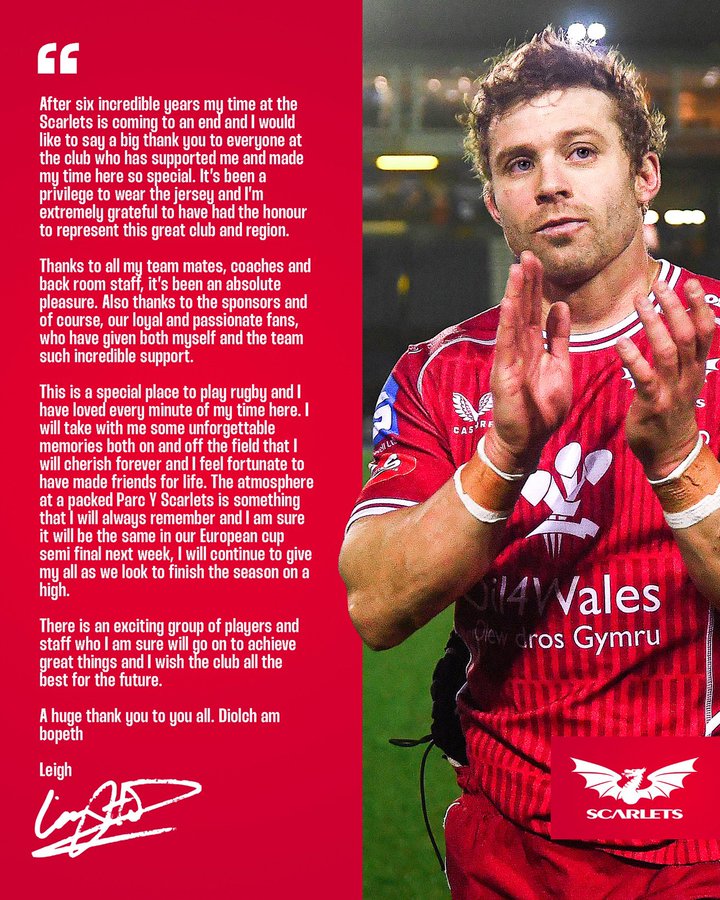 Leigh Halfpenny Bids Farewell to International Rugby