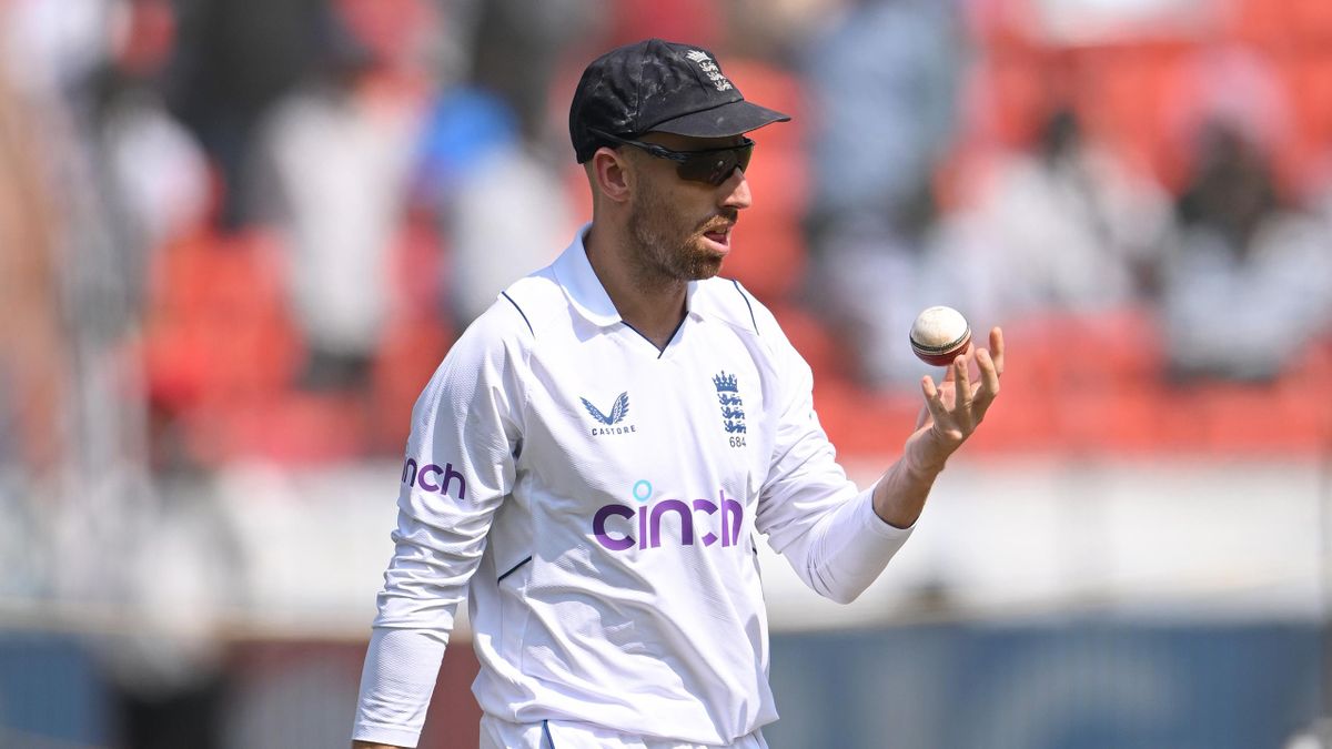 England Jack Leach India Test Series